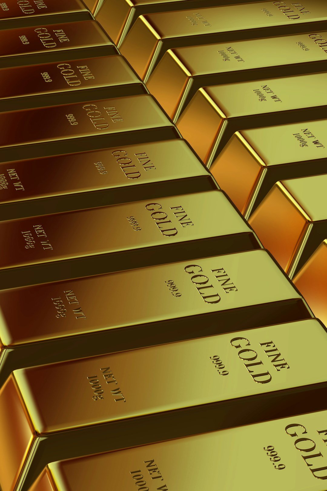 Bank Bullions, Precious Metals, Business, Elite Background, Golden Bars